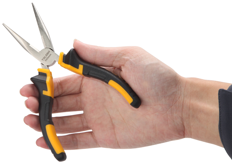 Plier Long Nose 160mm TOLSEN - Durable and Versatile Long Nose Pliers