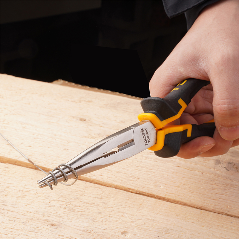 Plier Long Nose 160mm TOLSEN - Durable and Versatile Long Nose Pliers