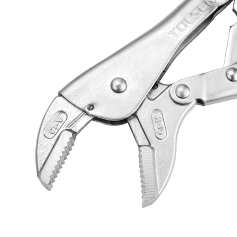 Tolsen Locking Pliers 250mm TOL10048 – CrV Nickel-Plated Industrial Hand Tool