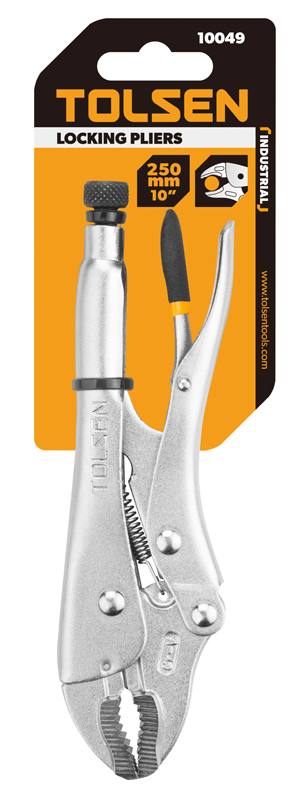 TOL10049 Plier Locking 250mm Industrial TOLSEN - Durable and Versatile Locking Pliers