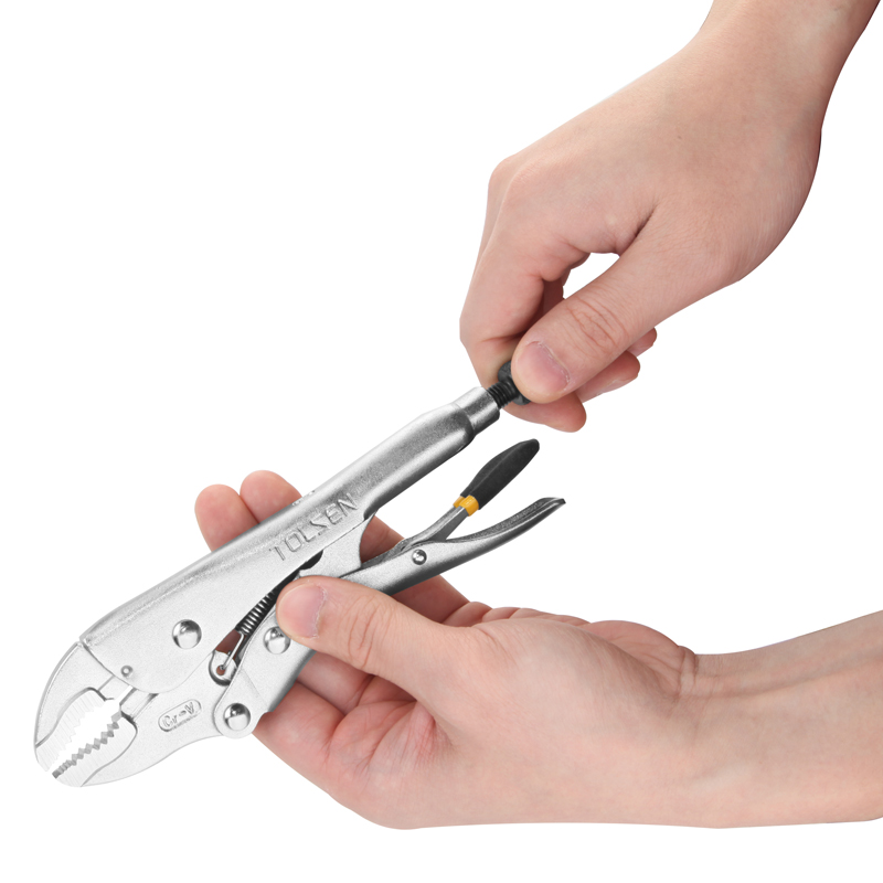 TOL10049 Plier Locking 250mm Industrial TOLSEN - Durable and Versatile Locking Pliers