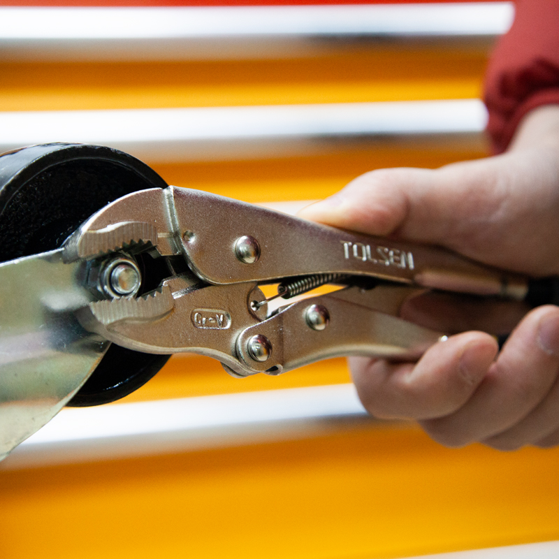 TOL10049 Plier Locking 250mm Industrial TOLSEN - Durable and Versatile Locking Pliers