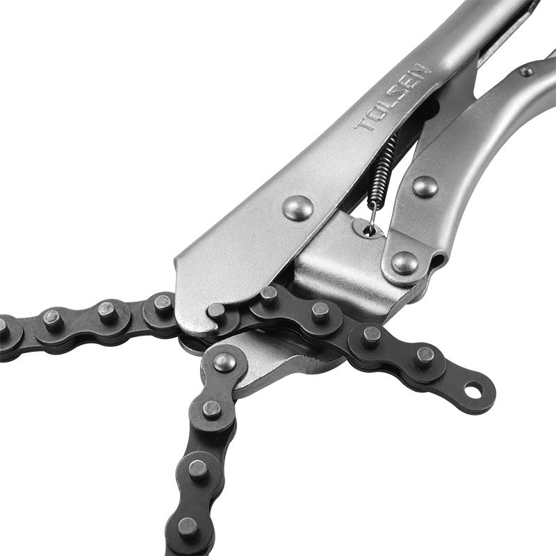 TOL10050 Plier Locking Chain Clamp 250mm Chain 460mm Industrial TOLSEN - Durable and Versatile Locking Chain Clamp Pliers