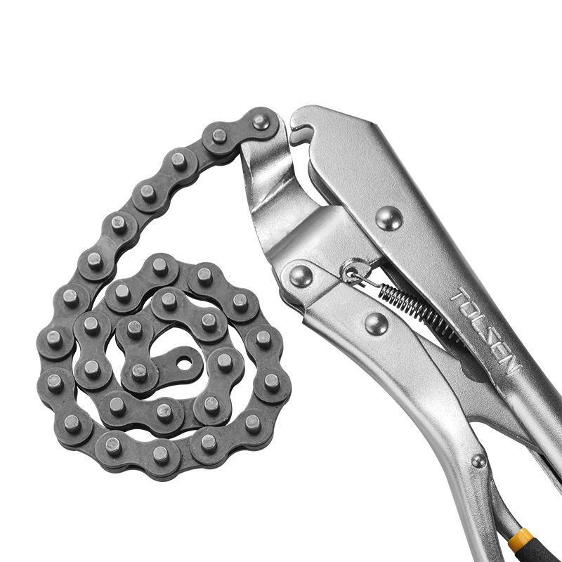 TOL10050 Plier Locking Chain Clamp 250mm Chain 460mm Industrial TOLSEN - Durable and Versatile Locking Chain Clamp Pliers