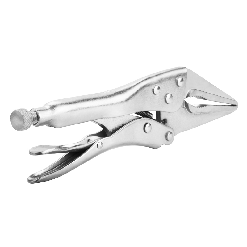 TOL10052 Plier Locking Long Nose 225mm TOLSEN - Durable and Versatile Long Nose Locking Pliers