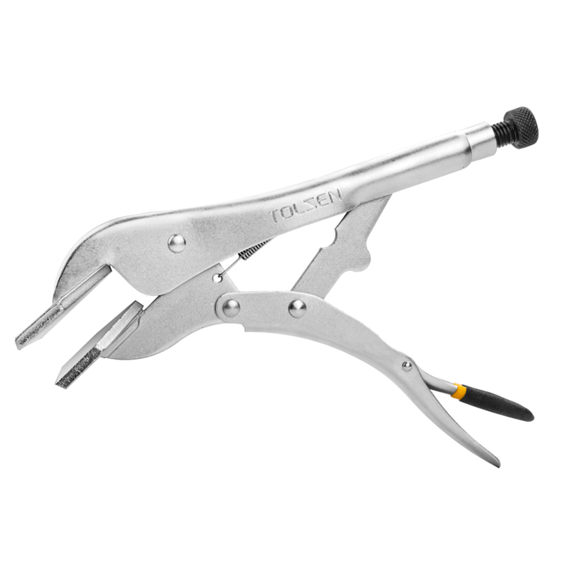TOL10055 Plier Locking Sheet Metal 250mm TOLSEN - Durable and Versatile Sheet Metal Locking Pliers