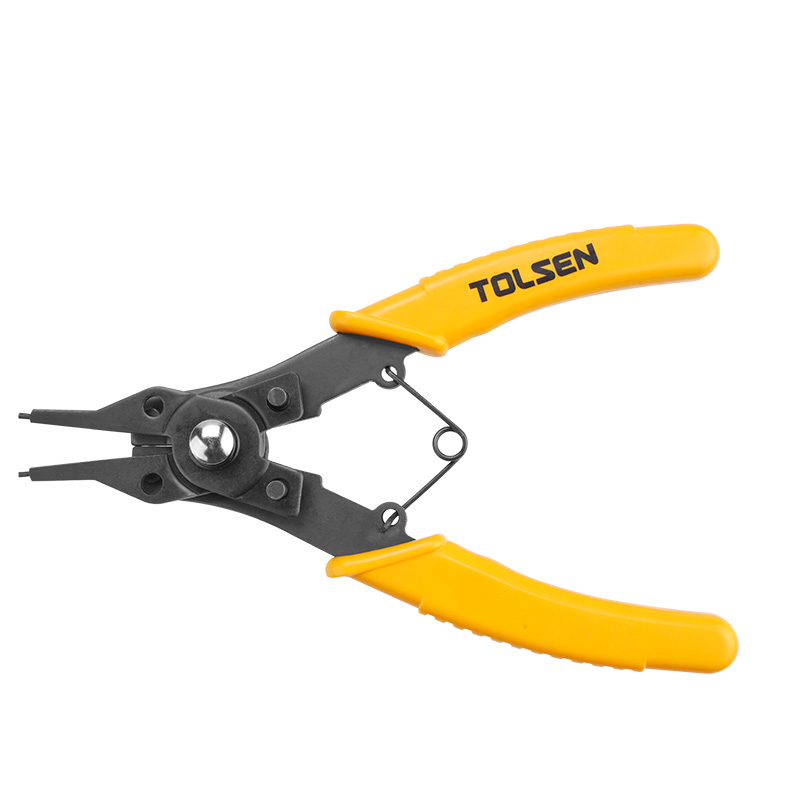Tolsen 4-in-1 Circlip Pliers Set 160mm TOL10100 – Internal and External Pliers with Interchangeable Heads