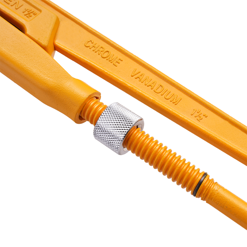 Tolsen 90° Bent Nose Pipe Wrench - Durable and Versatile Industrial Tool