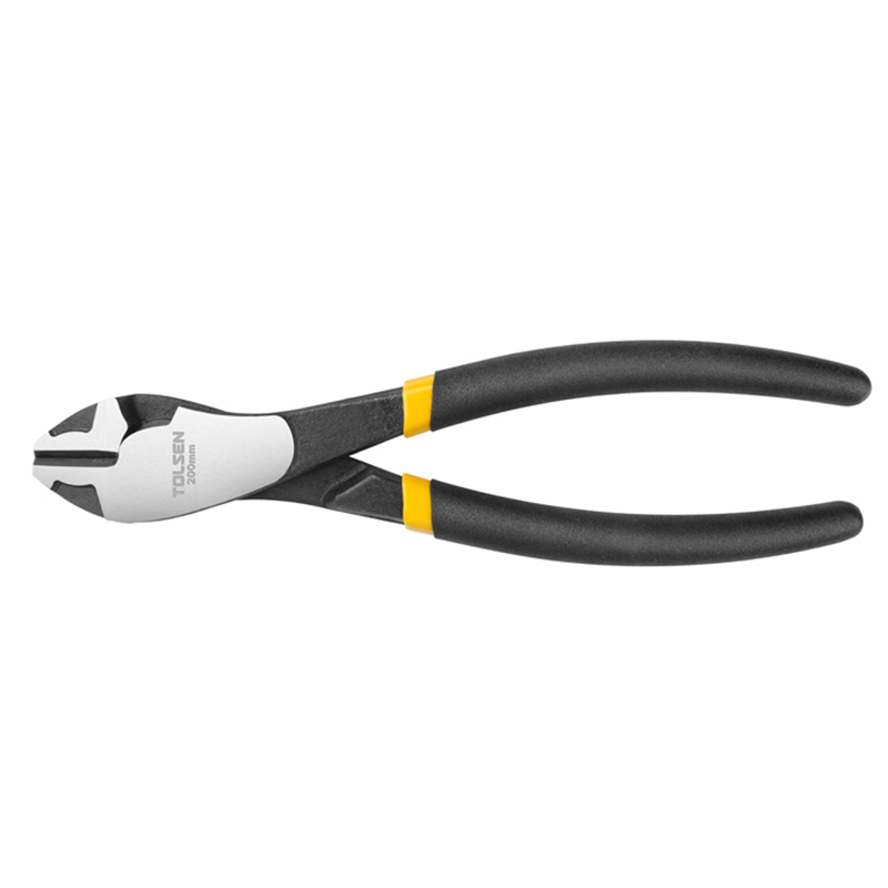 Tolsen High Leverage Diagonal Cutting Pliers - 180mm, Black Finish