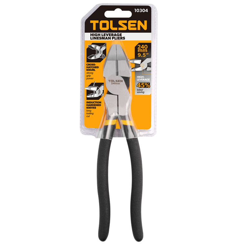 Tolsen High Leverage Combination Pliers - Durable and Versatile Industrial Tool