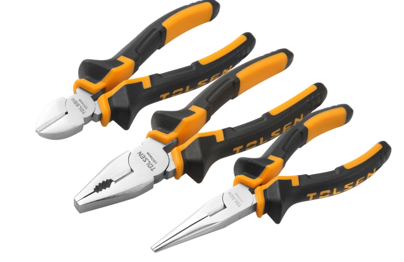 Tolsen 3PCS Pliers Set - Durable and Versatile Industrial Tool