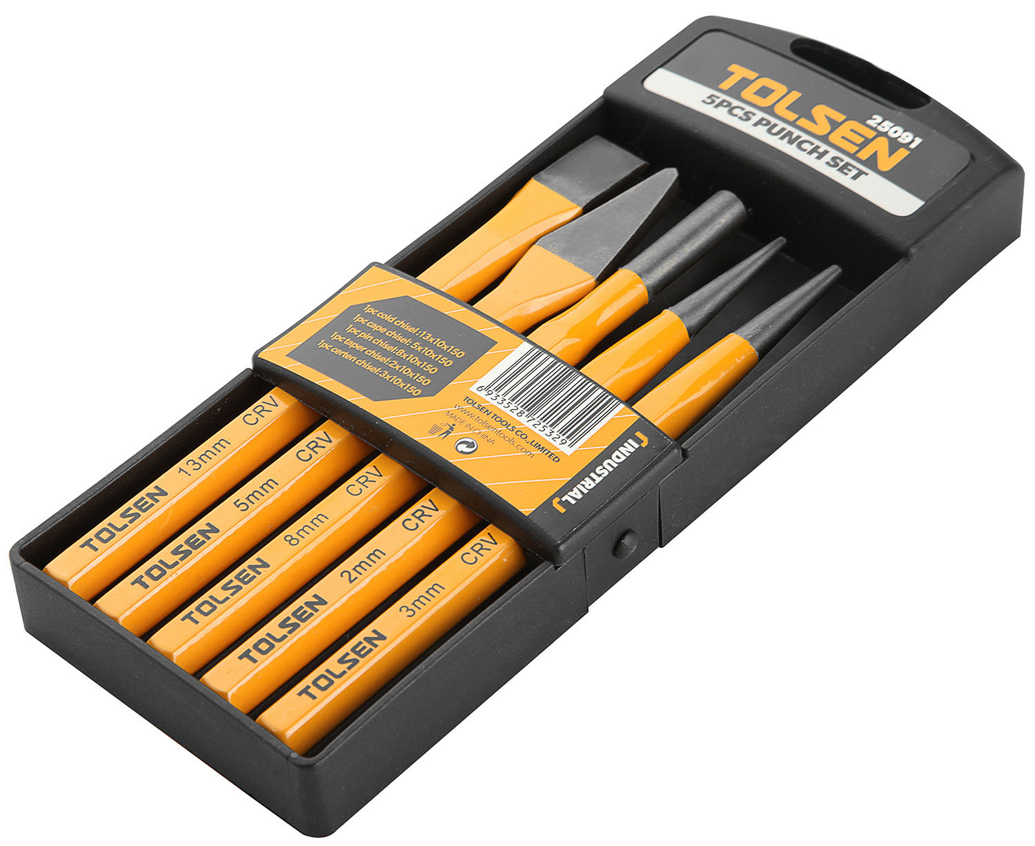 Punch Set 5Pc 150mm TOLSEN - Image 2
