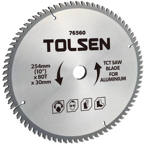 Saw Blade TCT 210x60tx30b-254x80tx30b-305x100tx30b Alum TOLSEN
