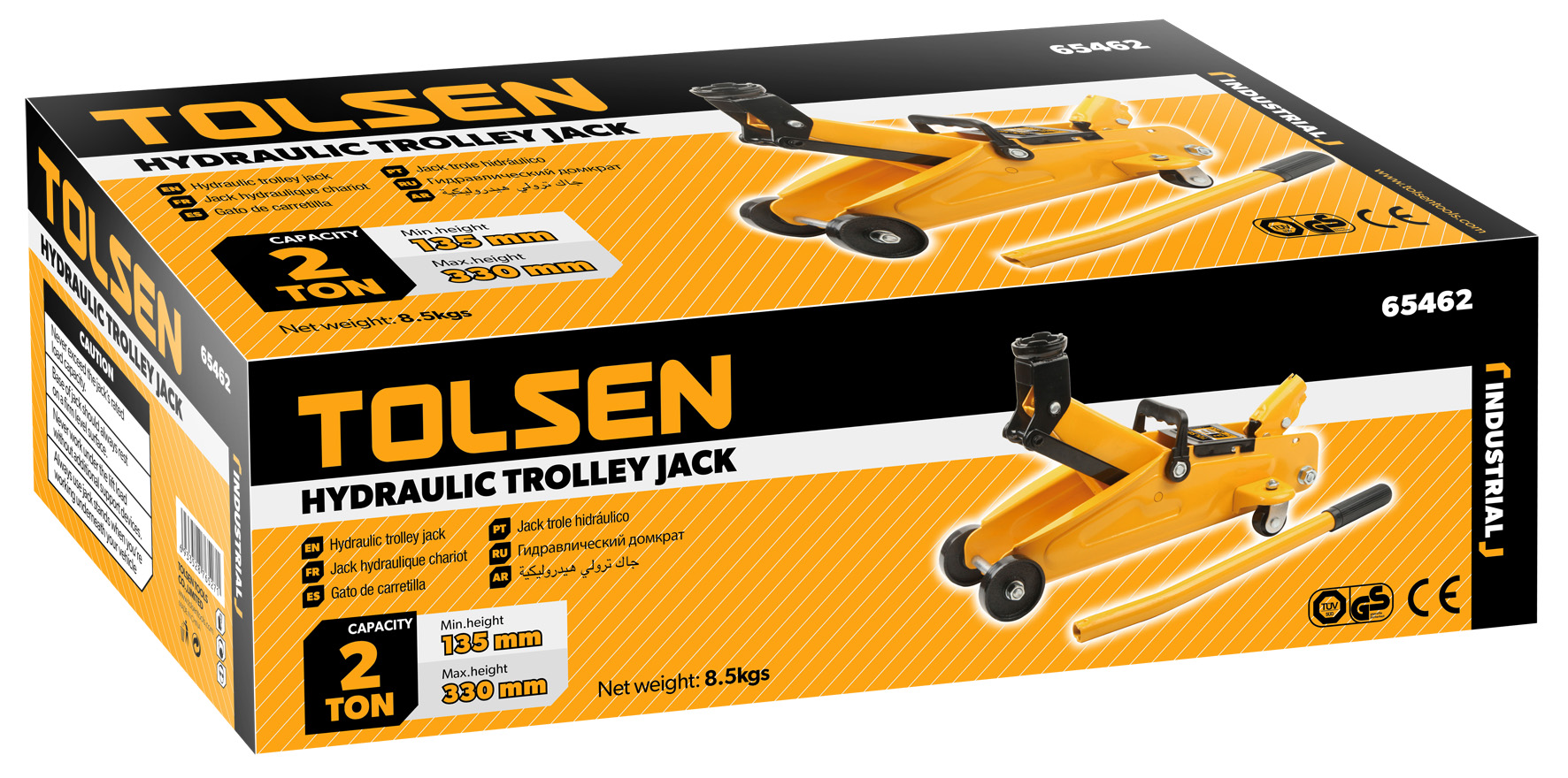 Hydraulic Trolley Jack Series - 2 Ton and 3 Ton Lifting Capacity Jacks