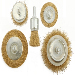 Wire Brush Set 5 Pc 1" wire end brushes