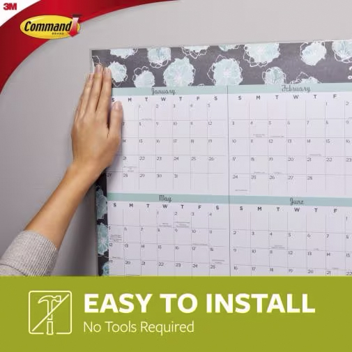 Command™ Poster Strips MT17024, 12 Strips/Pack, 36 Pack/Case