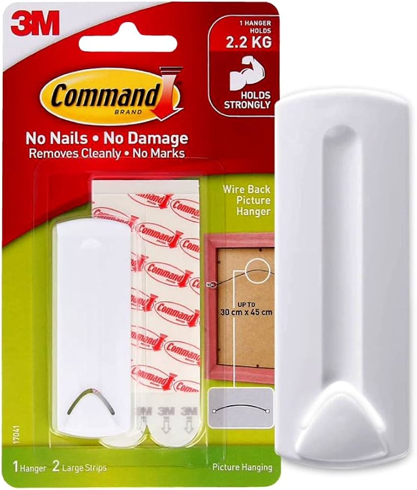 Command Wire Back Picture Hanger MT17041 by 3M – Damage-Free Hanging