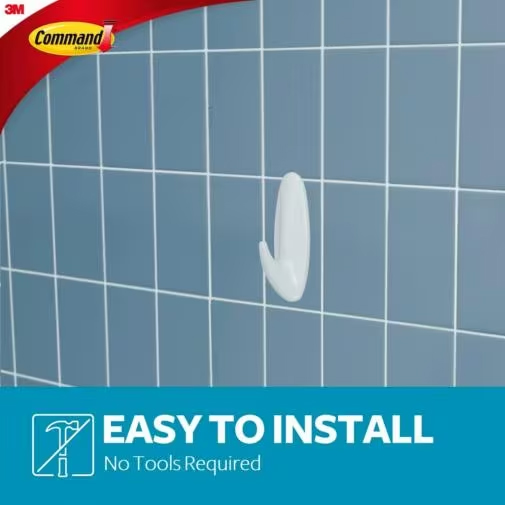Command™ Bath Large Designer Hook MT17083B