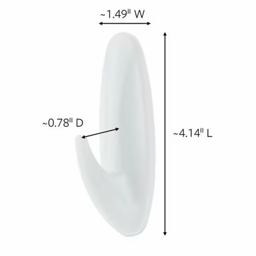 Command™ Bath Large Designer Hook MT17083B