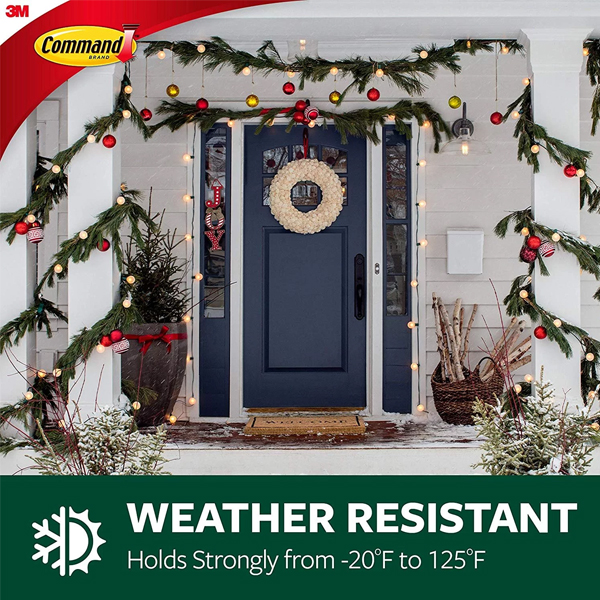 Command™ Large Clear Hook with Clear Strips MT17093CLR