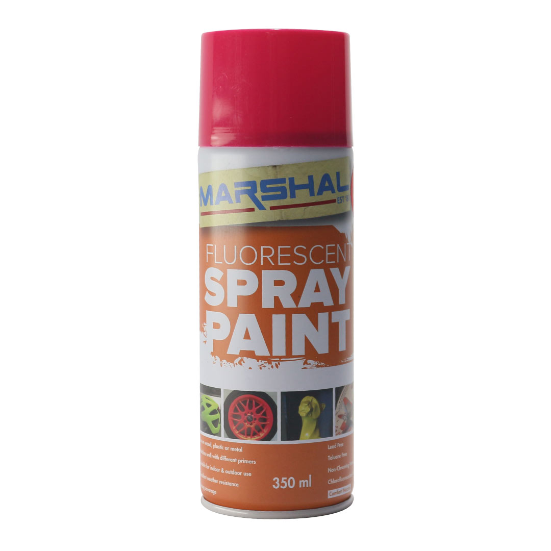 Spray Paint Flourescent Pink 350ml Marshal 1113M – Vibrant Finish