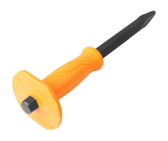 Cold Chisel Series - Durable Chisels with Protective Plate in Sizes 4x16x250mm and 4x18x300mm