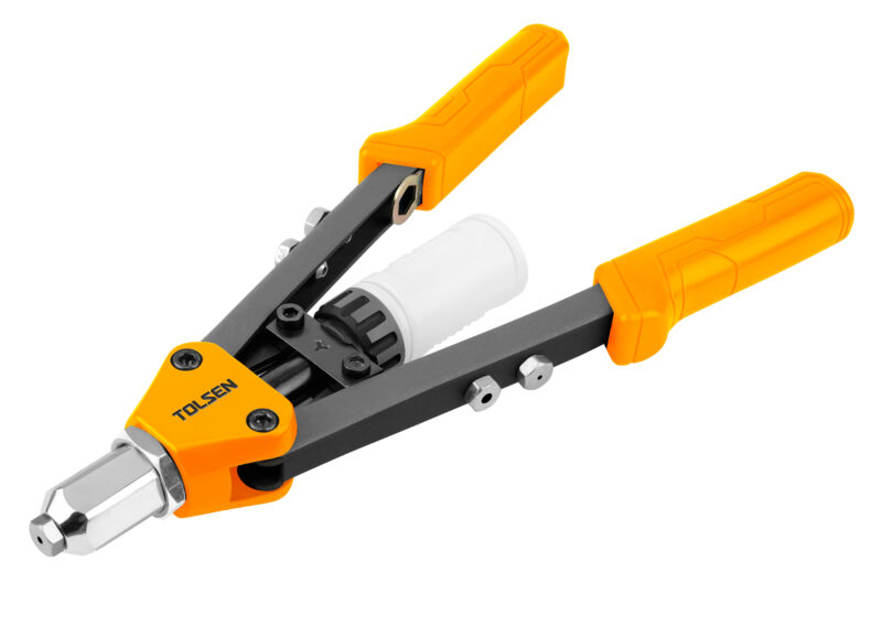 Hand Riveter 13" TOL43096 - Durable Riveting Tool with Collection Bottle