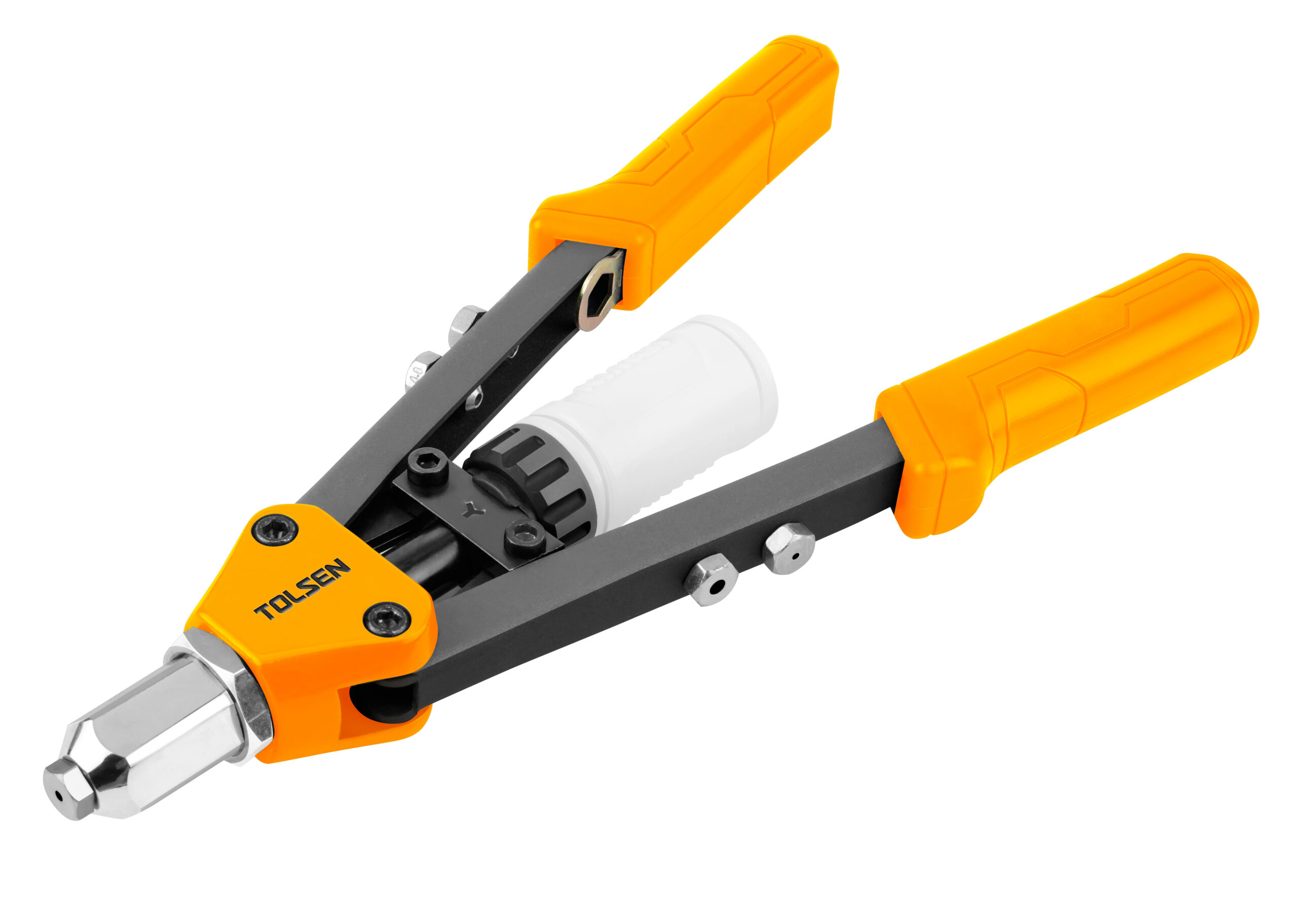 Hand Riveter 13" TOL43096 - Durable Riveting Tool with Collection Bottle